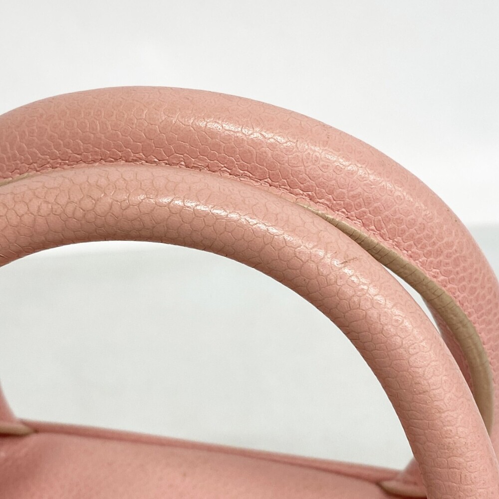Chanel Matelassé handbag, caviar leather, pink, women's. - Picture 8 of 11